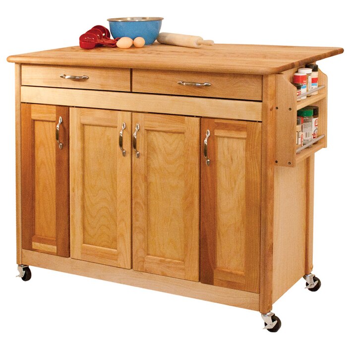 Catskill Craftsmen Kitchen Cart Reviews Wayfair   Kitchen Cart 